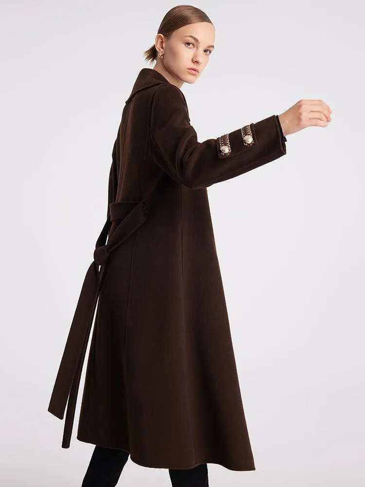 Single-Breasted Double Face Wool Coat