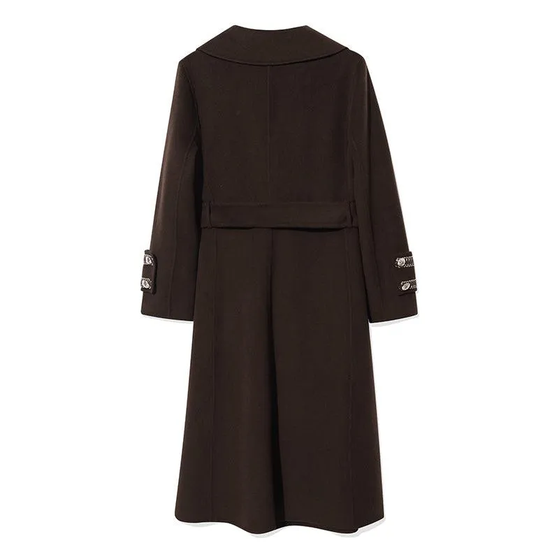 Single-Breasted Double Face Wool Coat