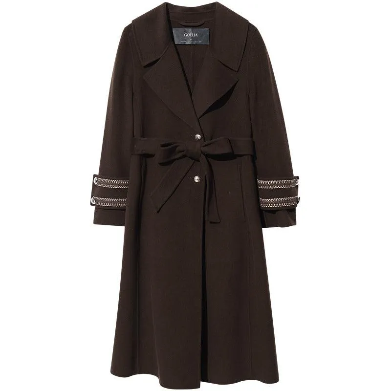 Single-Breasted Double Face Wool Coat