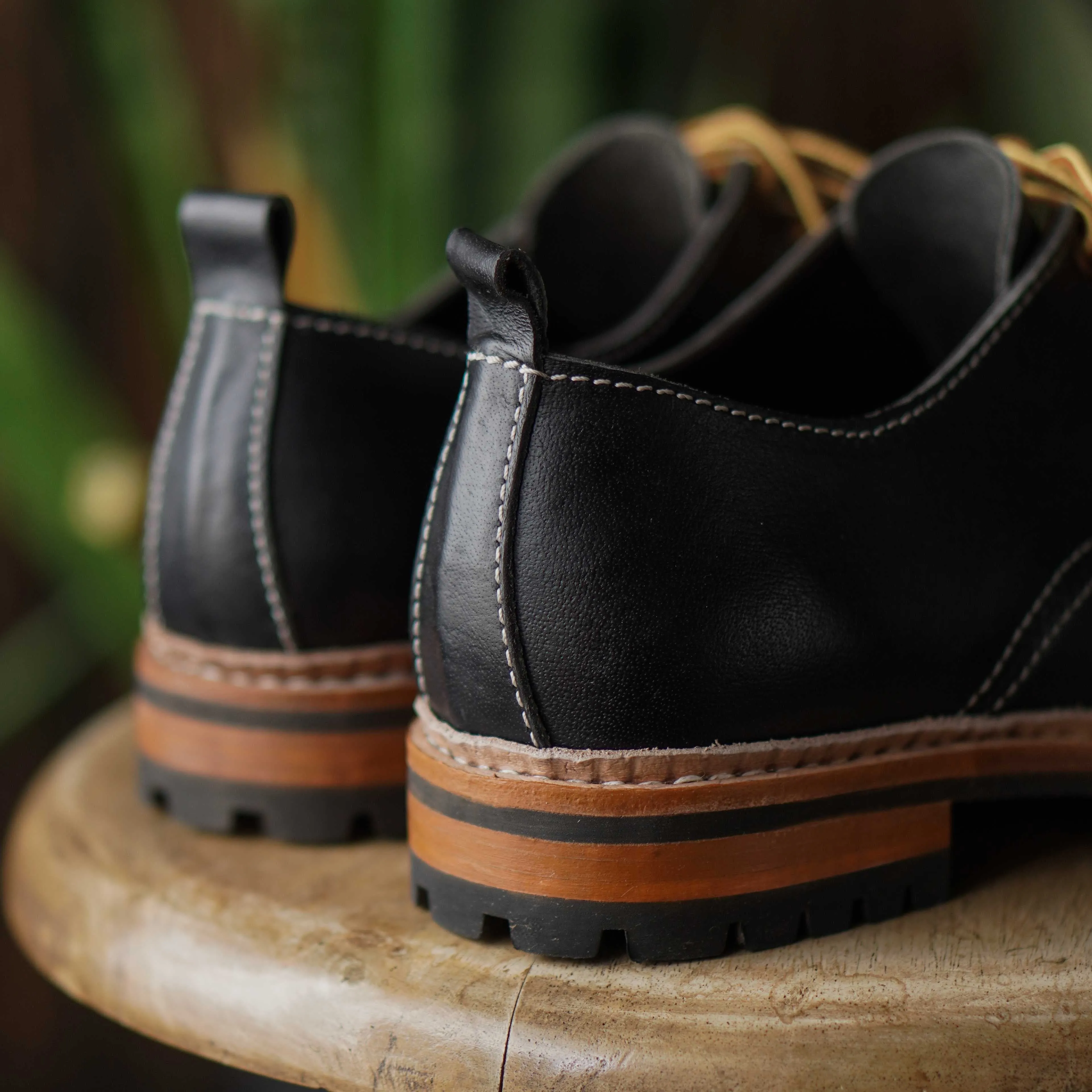 Task Shoes (Raven Black) Goodyear Welted
