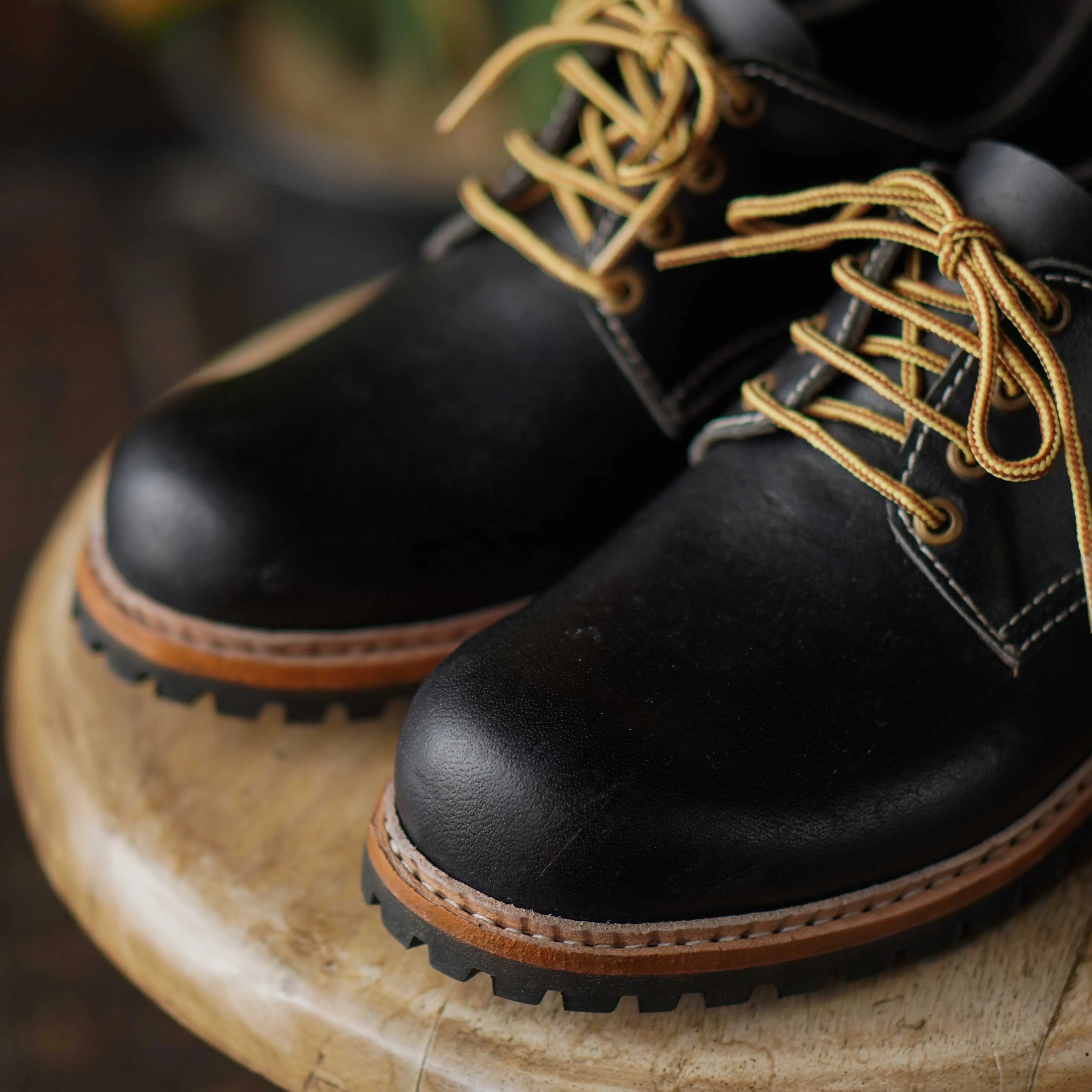 Task Shoes (Raven Black) Goodyear Welted