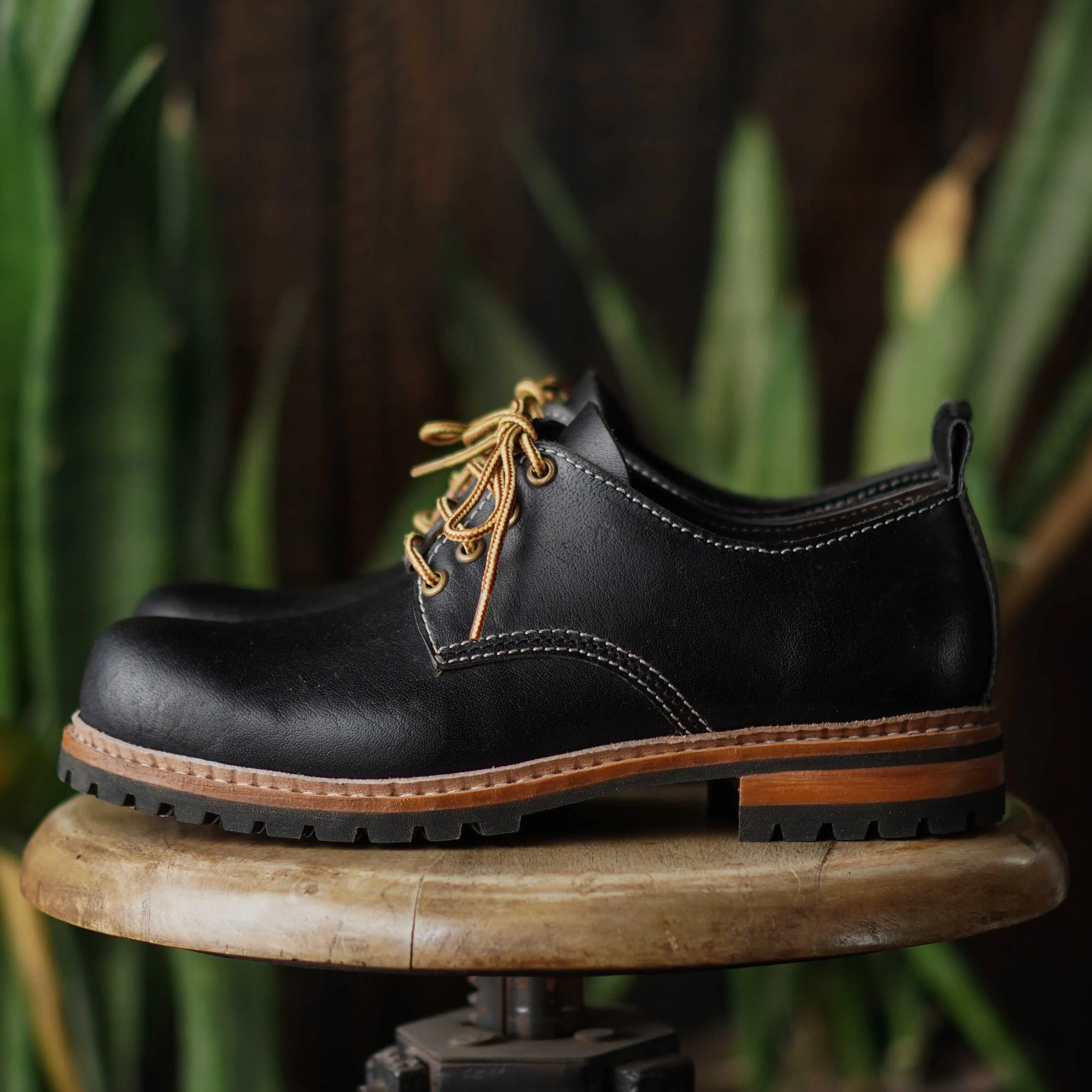 Task Shoes (Raven Black) Goodyear Welted
