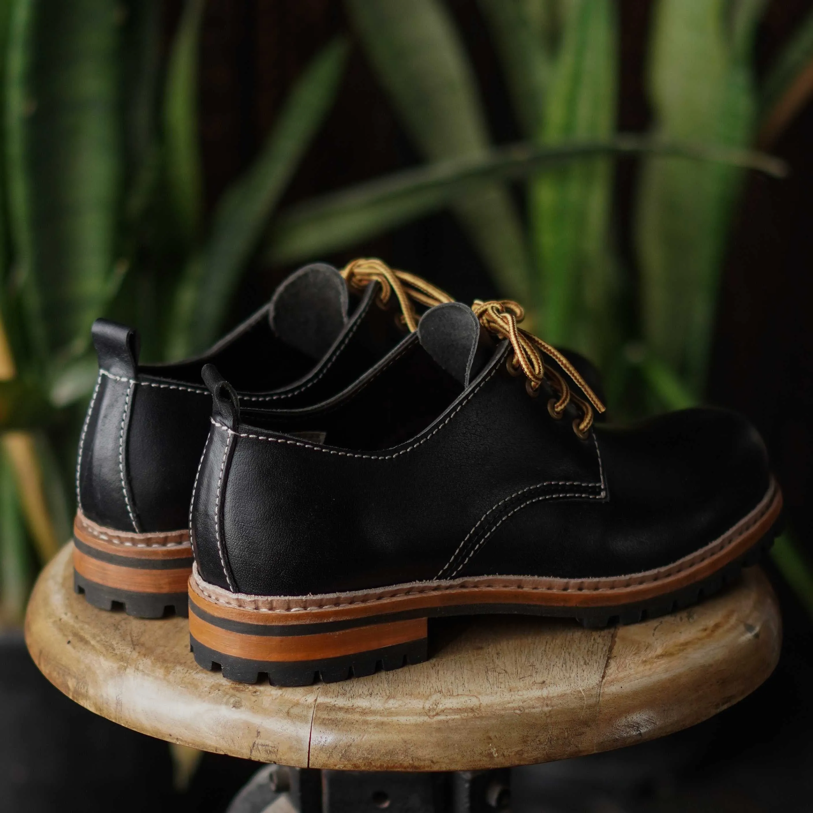 Task Shoes (Raven Black) Goodyear Welted