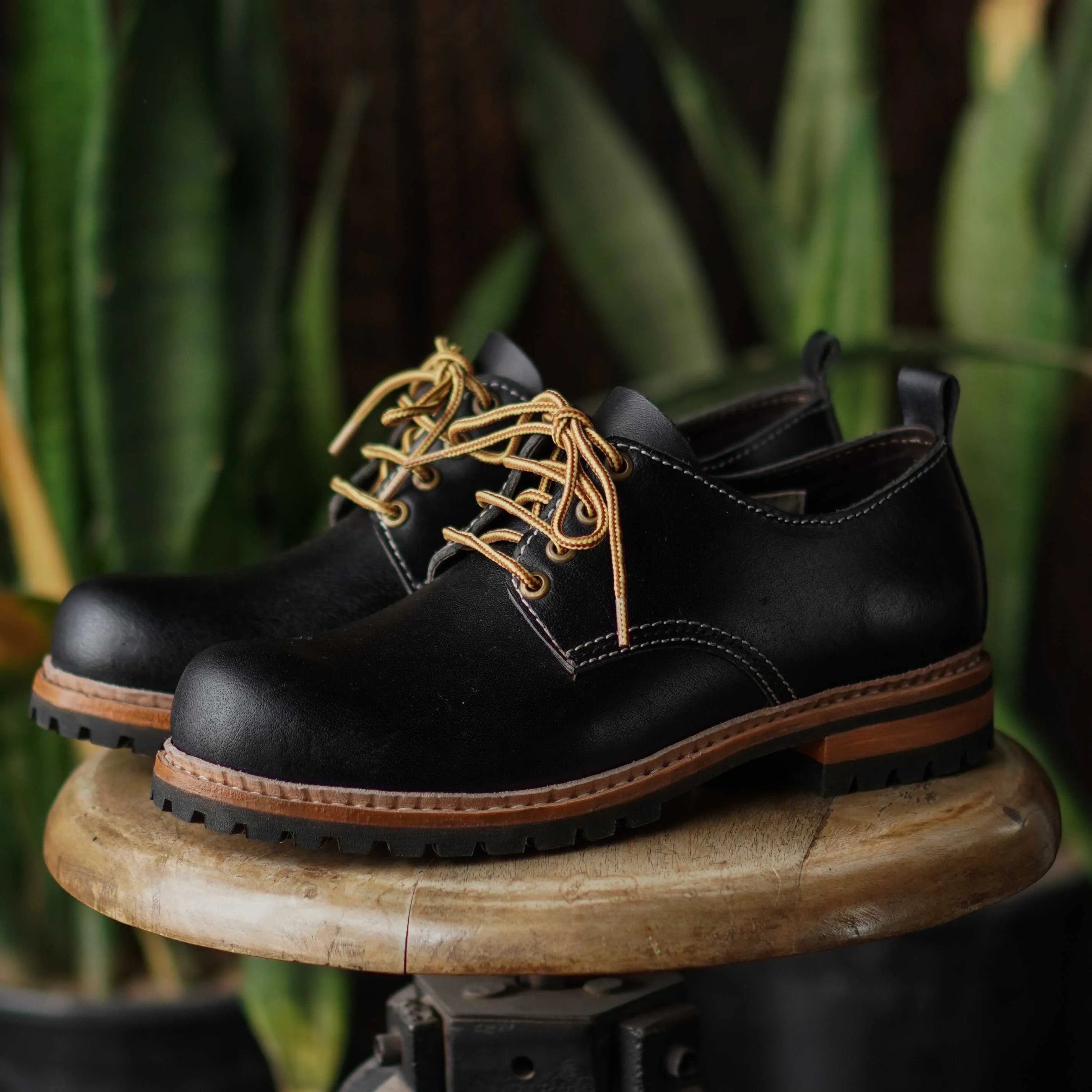 Task Shoes (Raven Black) Goodyear Welted