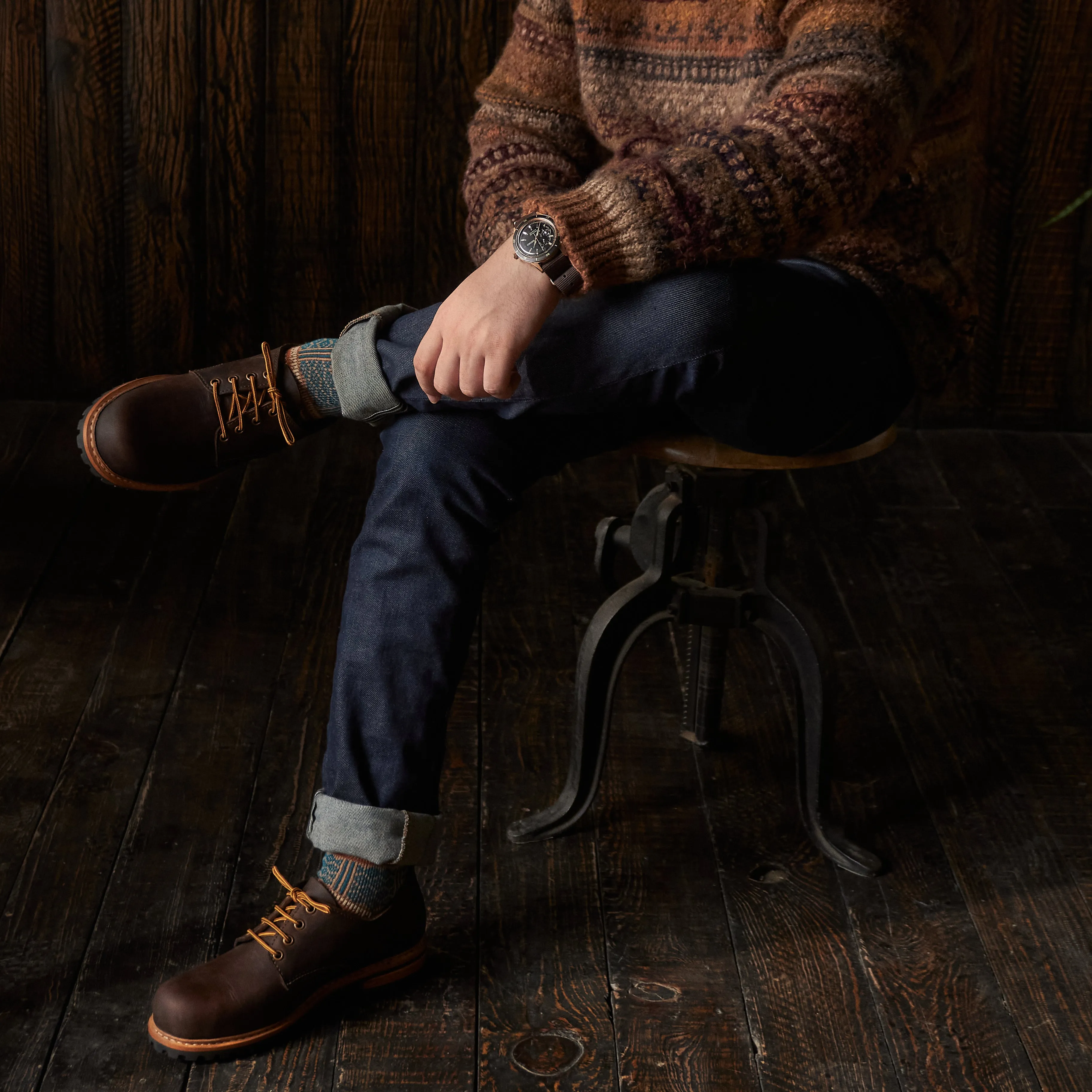 Task Shoes (Vintage Brown) Goodyear Welted