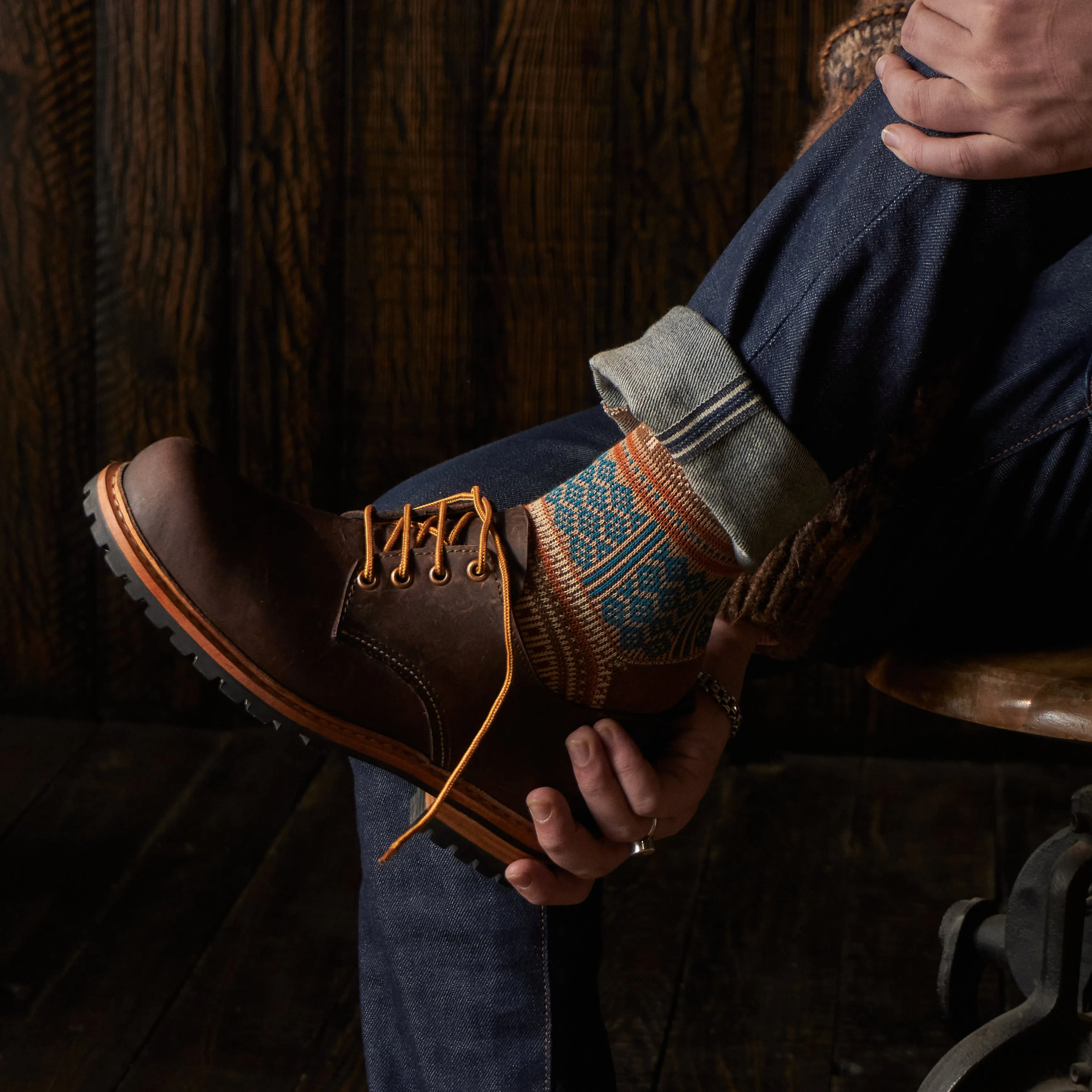 Task Shoes (Vintage Brown) Goodyear Welted