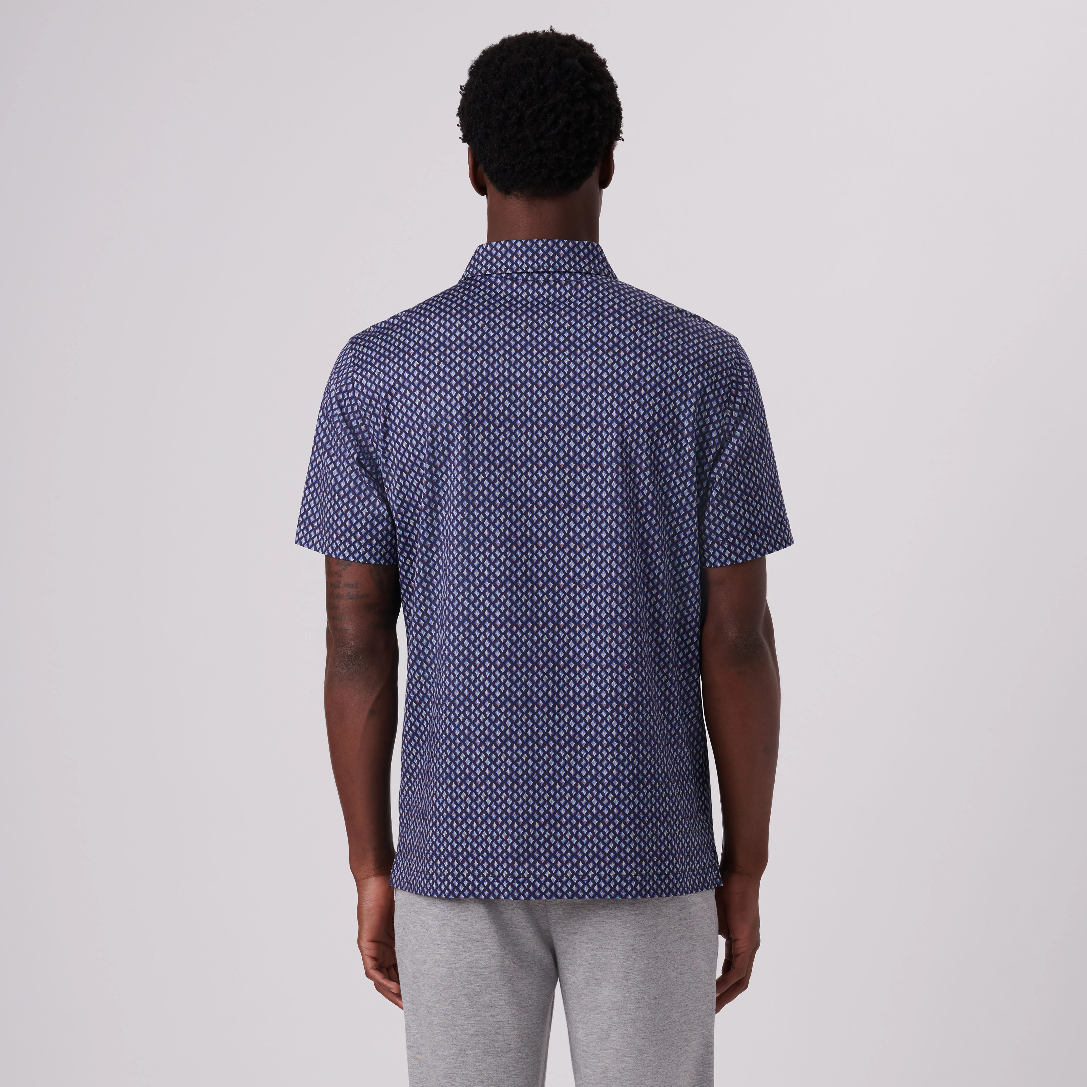 Victor Diamond Print OoohCotton Polo