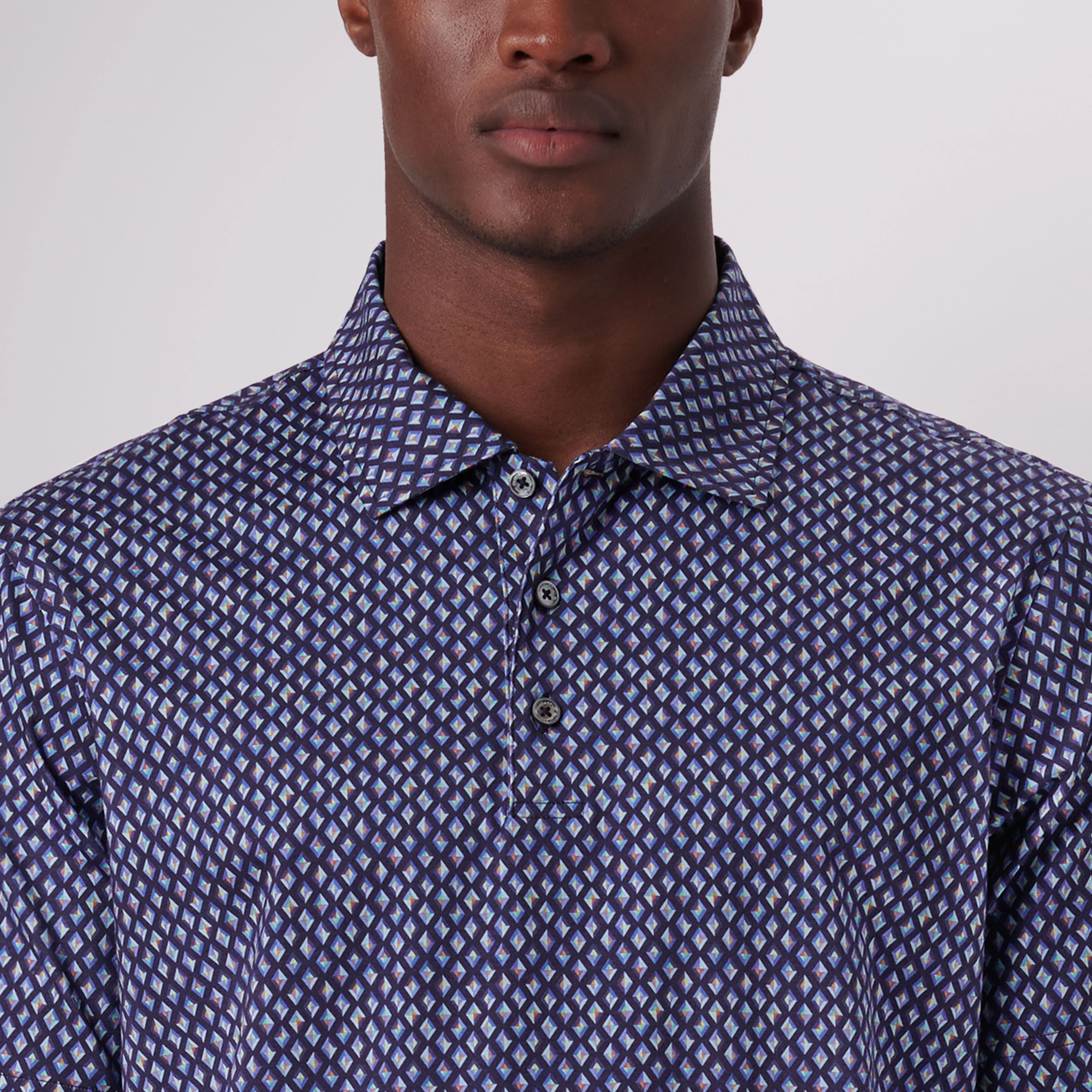 Victor Diamond Print OoohCotton Polo