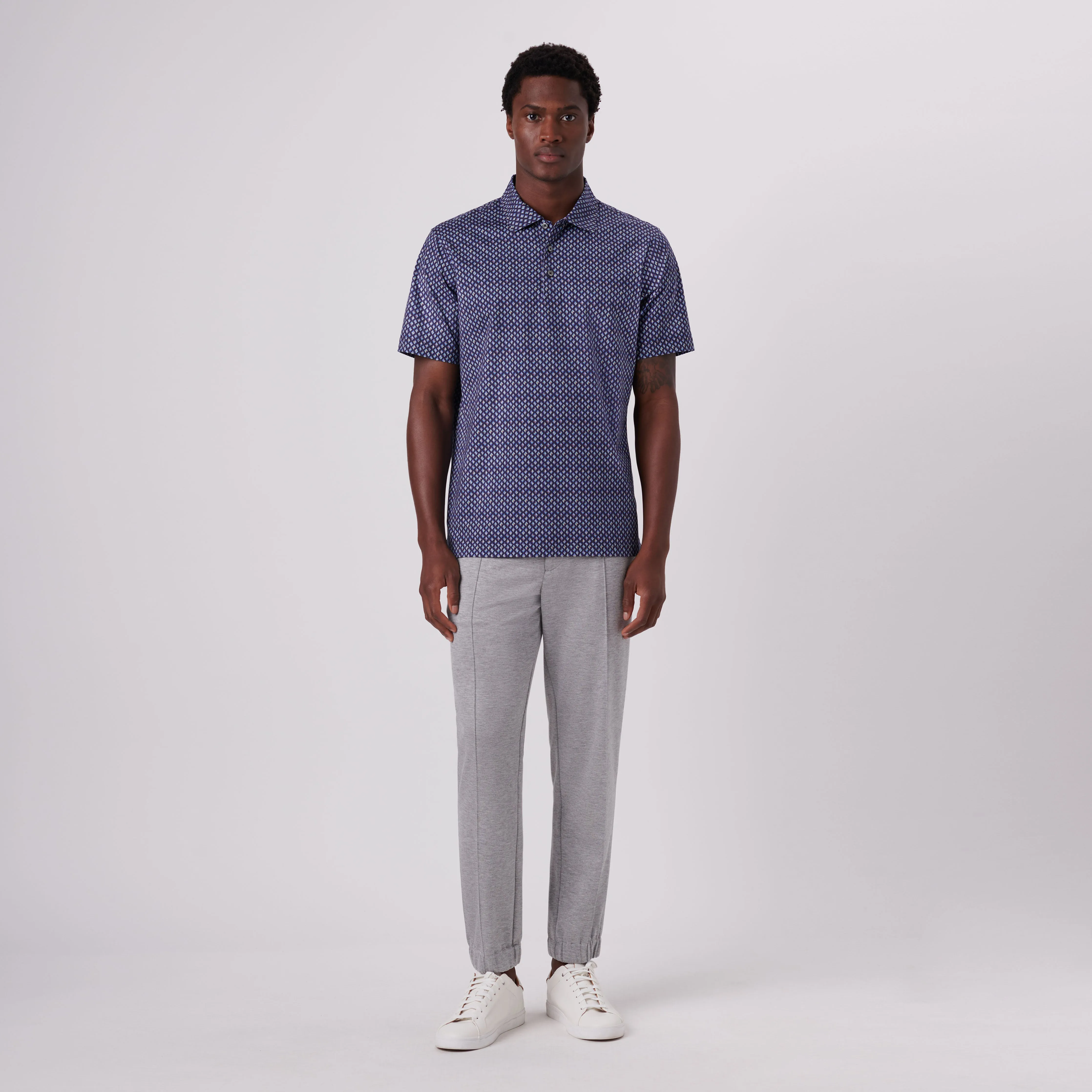 Victor Diamond Print OoohCotton Polo