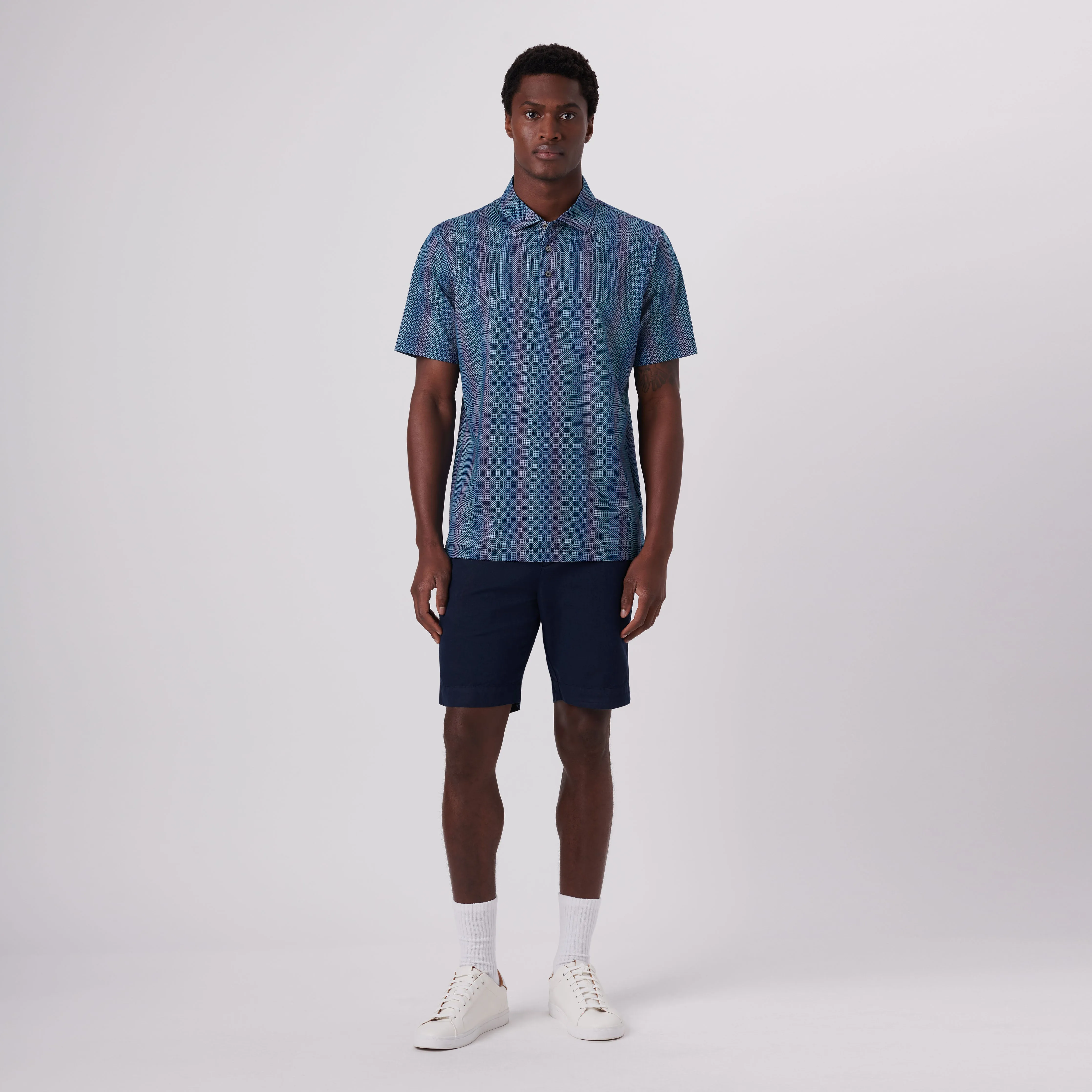 Victor Mandala Print OoohCotton Polo