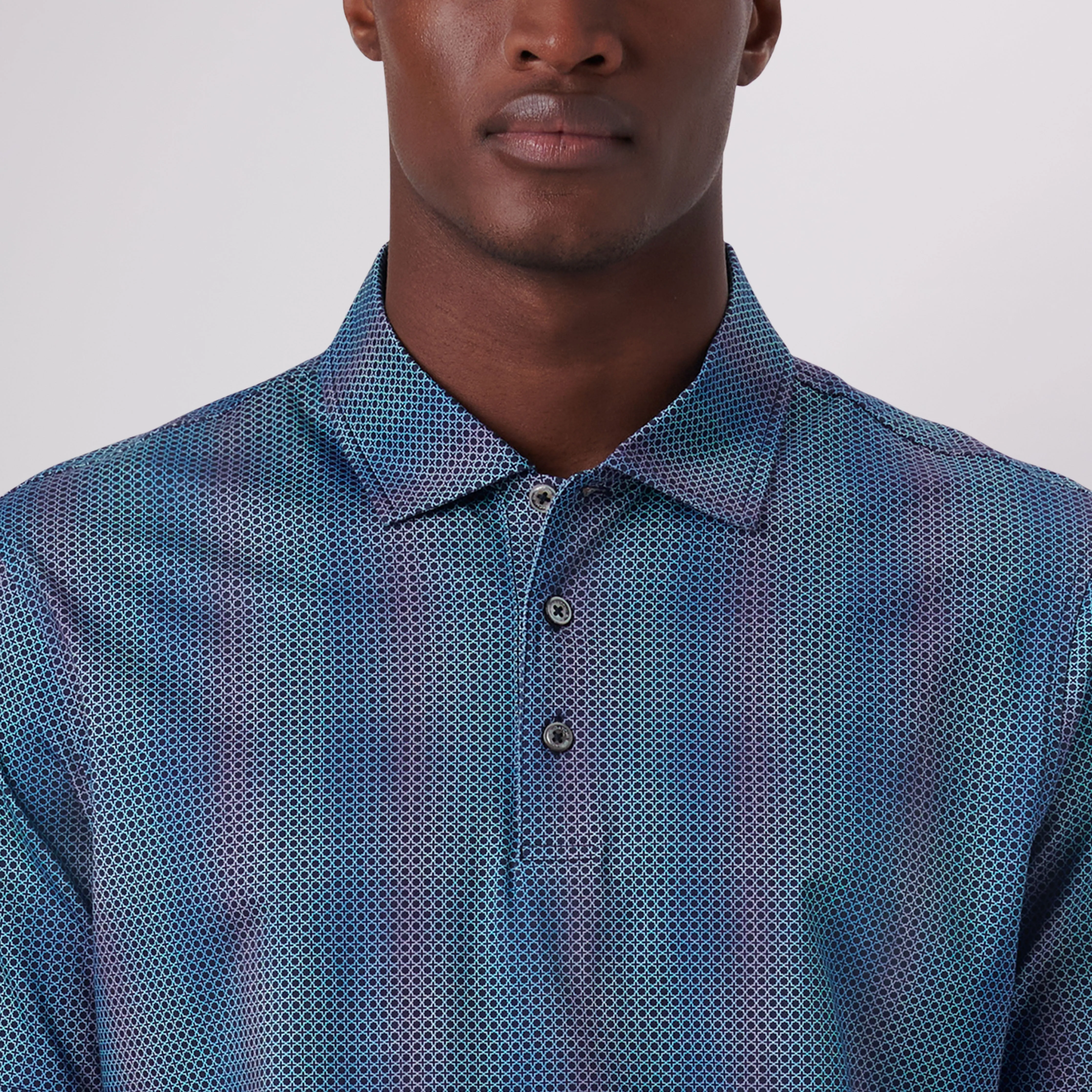 Victor Mandala Print OoohCotton Polo