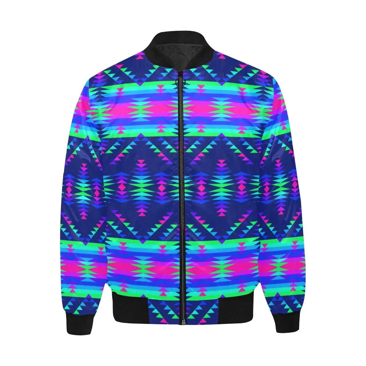 Visions of Peace Talks Unisex Heavy Bomber Jacket with Quilted Lining