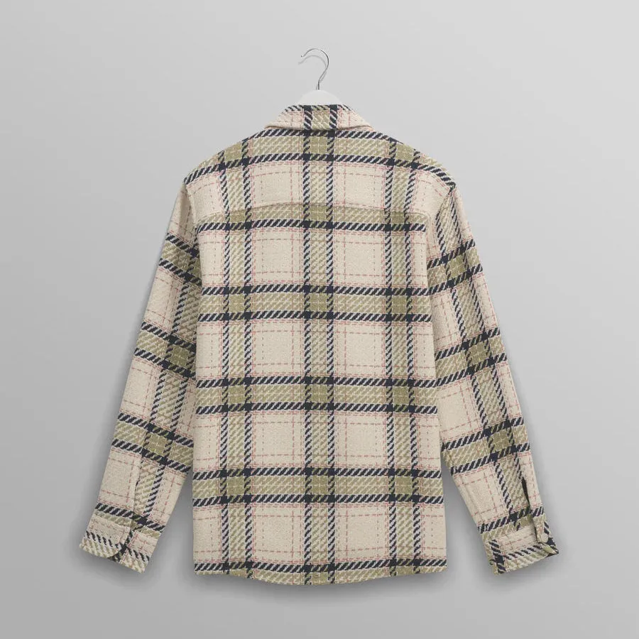 Whiting Overshirt Harp Check (Ecru   Sage)