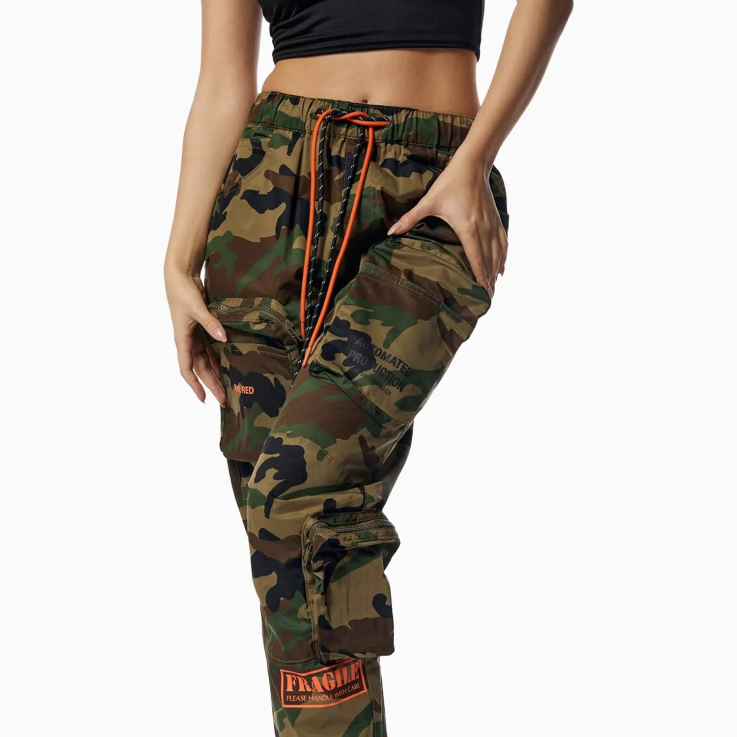 Women's Relaxed Utility Cropped Windbreaker Outfit