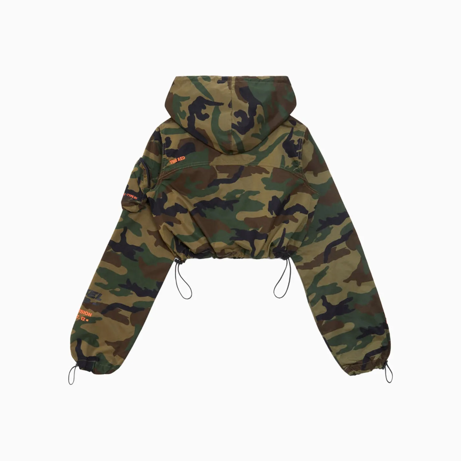 Women's Relaxed Utility Cropped Windbreaker Outfit